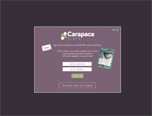 Tablet Screenshot of carapaceslate.com